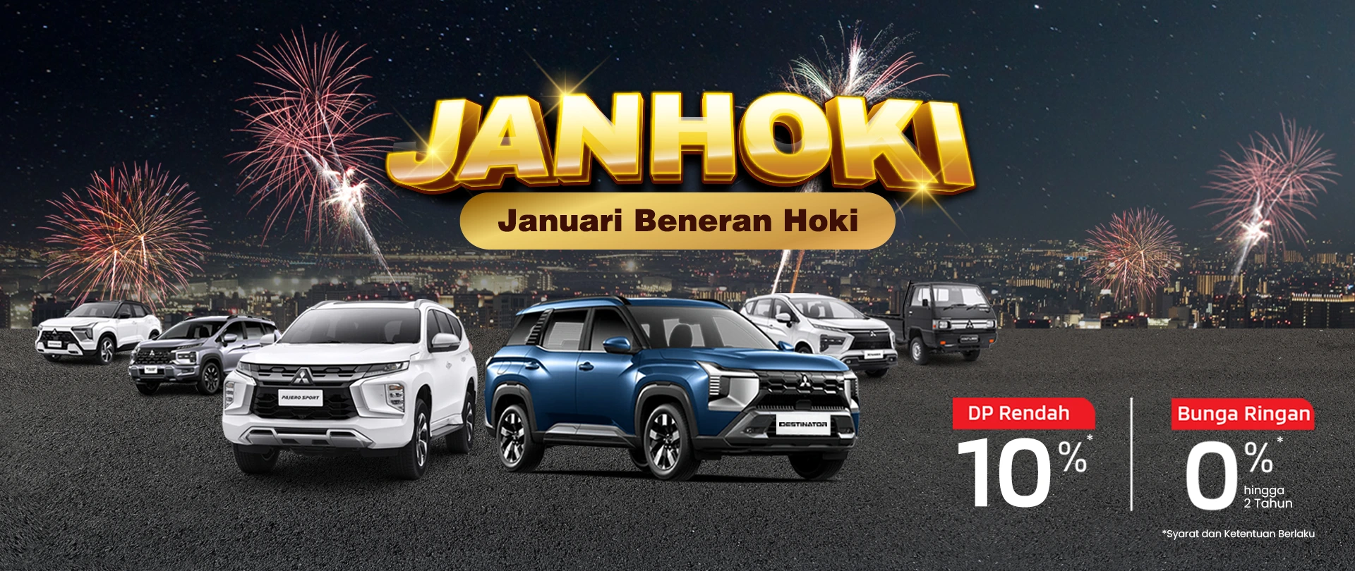 Promo Sardana Terbaru Januari 2026. Janhoki, Januari Beneran Hoki - Promo Mitsubishi Motors Bulan Januari 2026