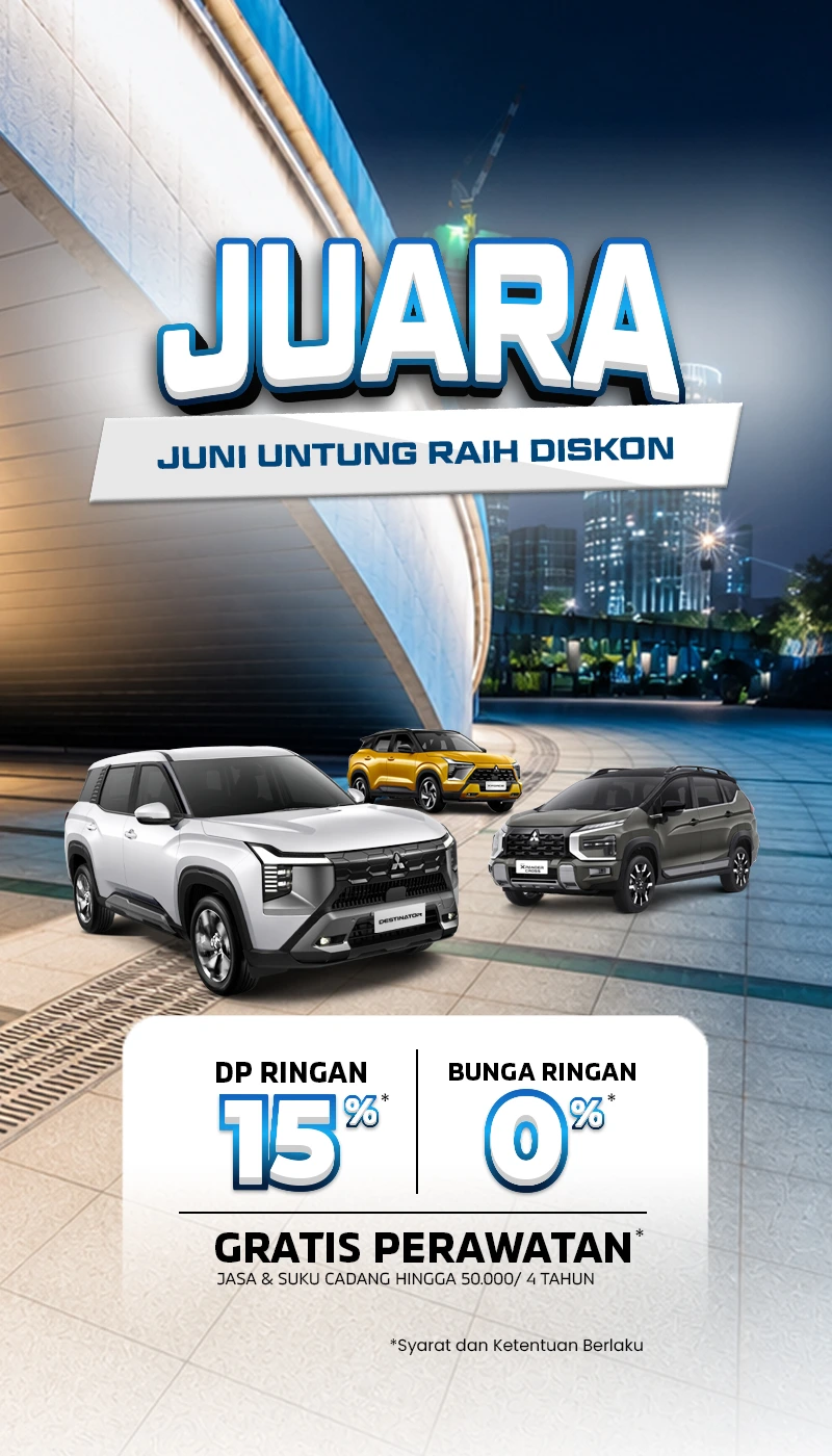 Promo Sardana Terbaru Juni 2026. JUARA! Nikmati harga & promo terbaru Mitsubishi Motors bersama Sardana