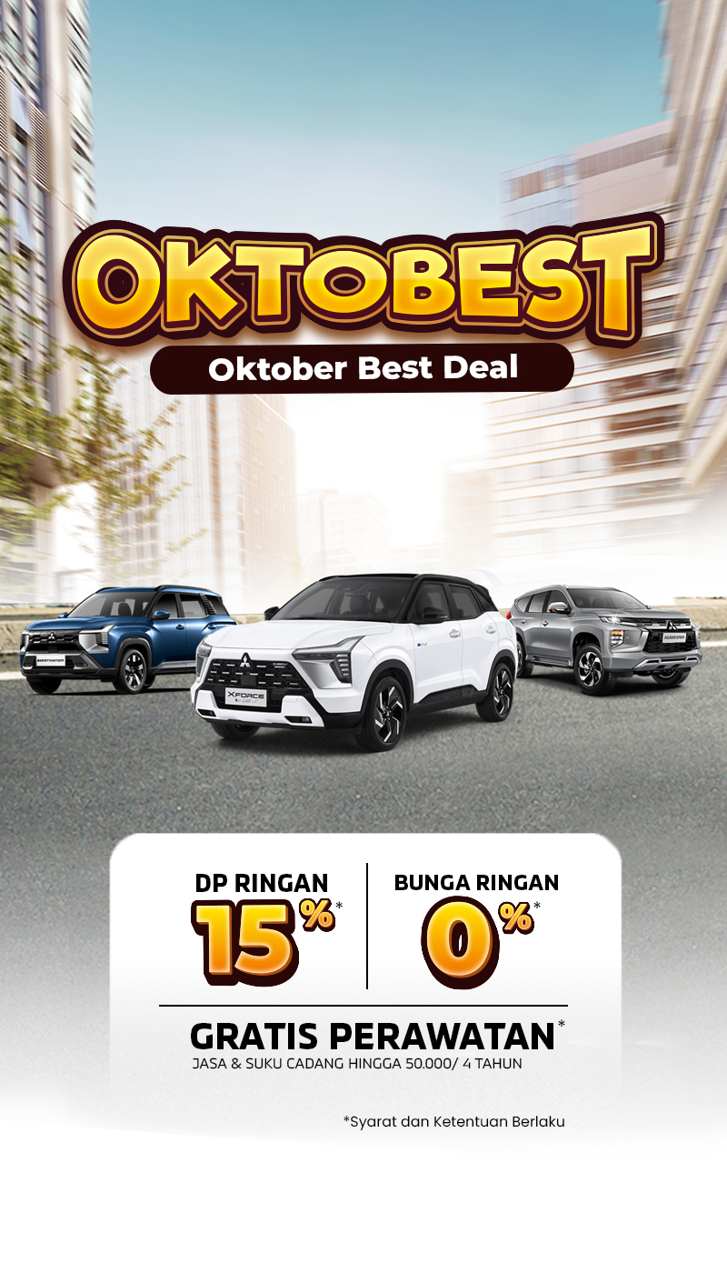 Promo Sardana Terbaru Oktober 2026. OKTOBEST! Oktober Best Deal! Nikmati harga & promo terbaru Mitsubishi Motors bersama Sardana